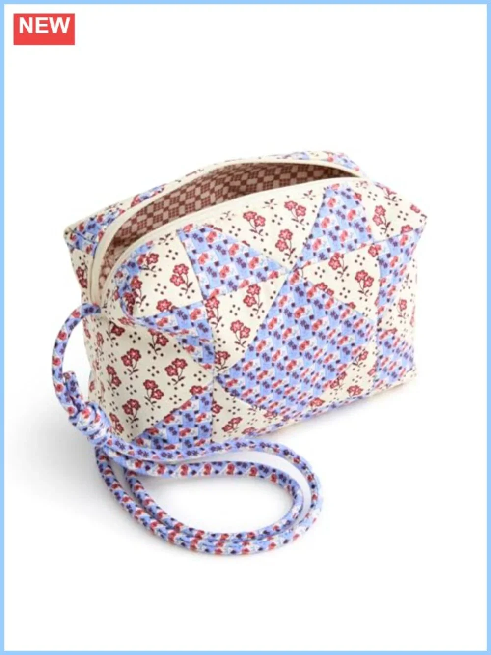Vera Bradley Women's Premium Cotton Blake Crossbody Bag